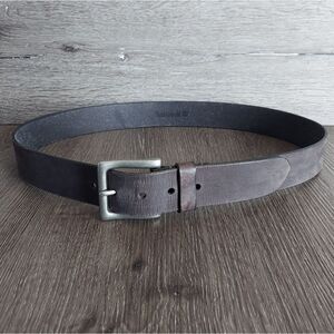 Timberland Brown Leather Belt Size 38